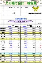 その場で会計報告書サンプル2