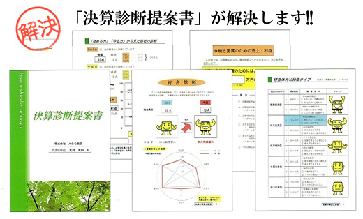 決算診断提案書サンプル